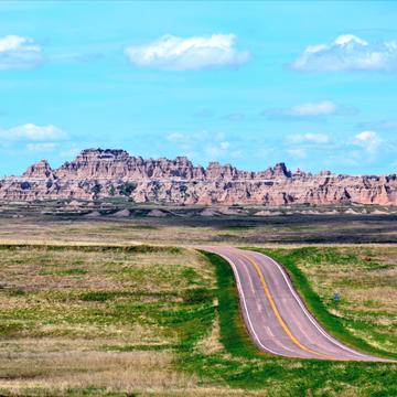 On the way to the Badlands, USA