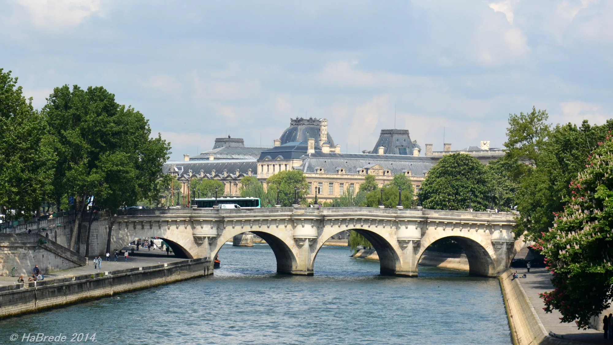 Люксембургский мост в Париже