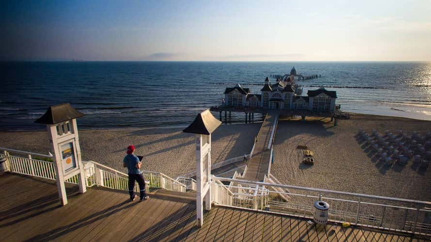 Sellin Pier View from above