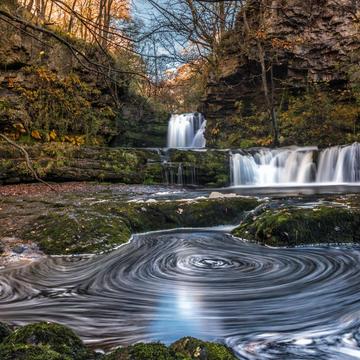 Sgwd Ddwli Isaf, Waterfall Country, Wales, United Kingdom