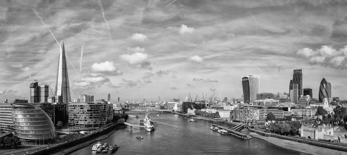 London Skyline from Tower Bridge Exhibition