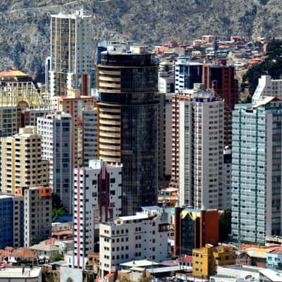 Skyscraper in La Paz, Bolivia