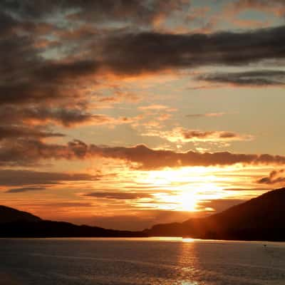 Sunset in Alaska, USA