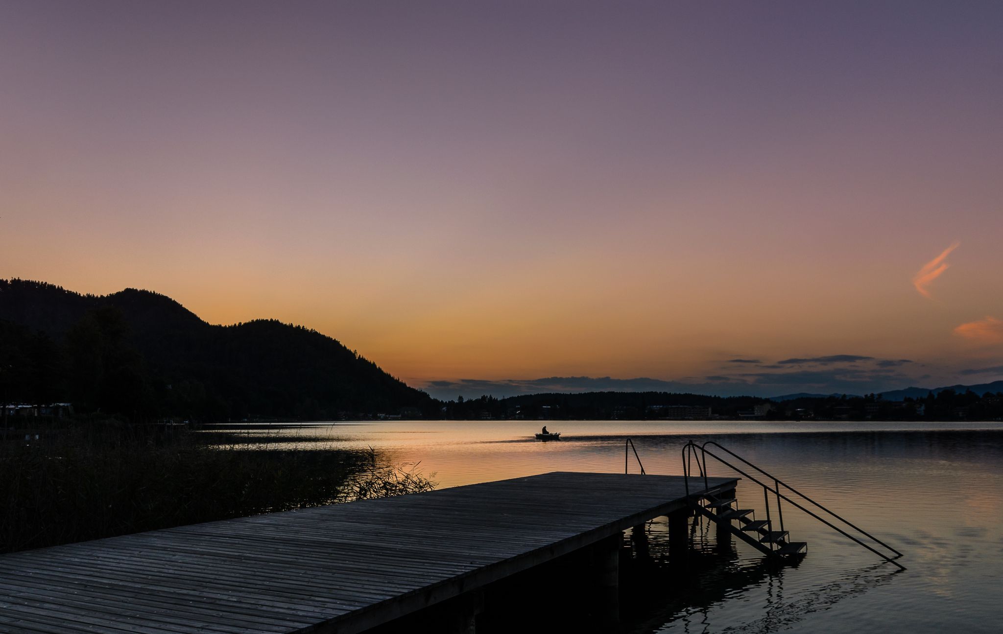 Klopeinersee - Sunset in austria, Austria