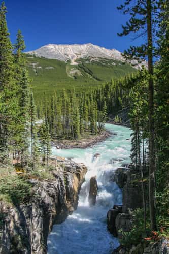 Sunwapta Falls from the Bridge