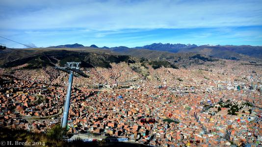 Take the funicular to La Paz