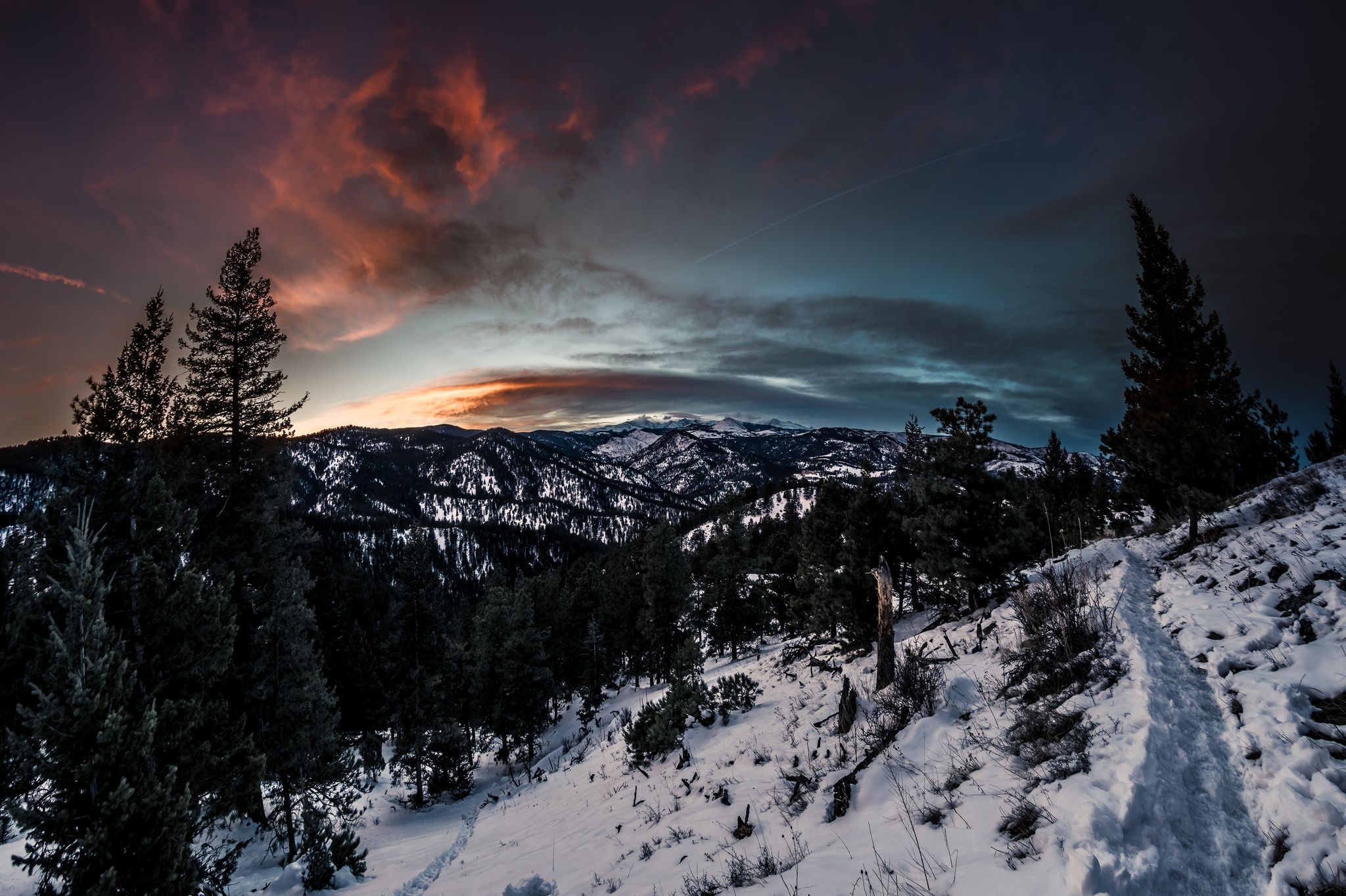 TenderFoot Trail Sunset, USA