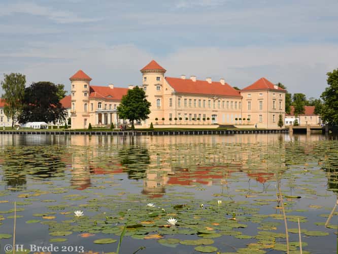 The classical view of castle Rheinsberg