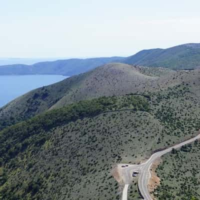 The look over Cres, Croatia