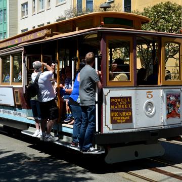 The San Francisco Cable Car, USA