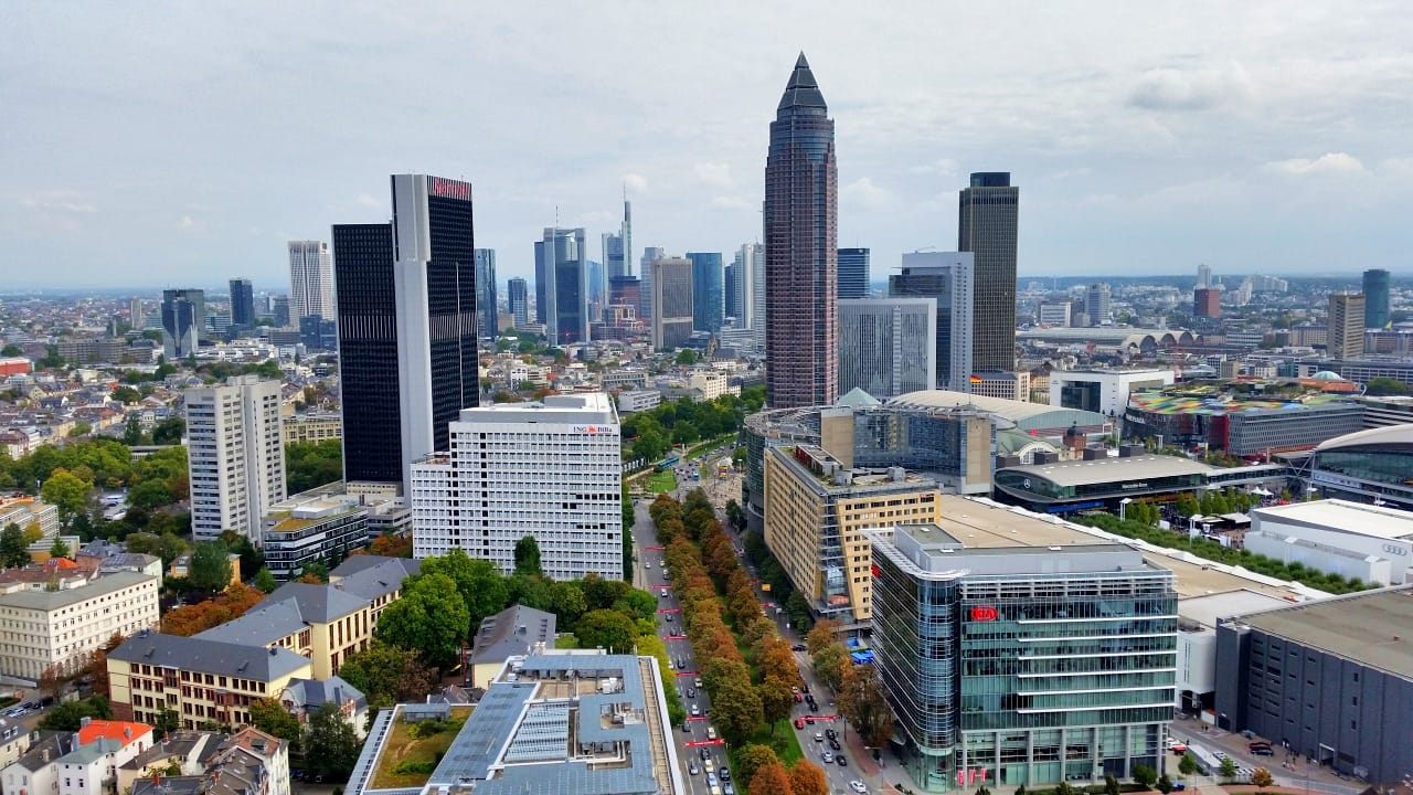 Skyline of Frankfurt am Main, Germany