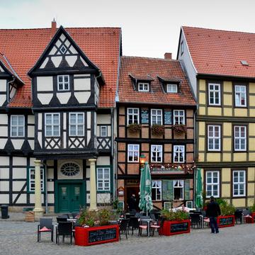 Timbered Houses in Quedlingburg, Germany