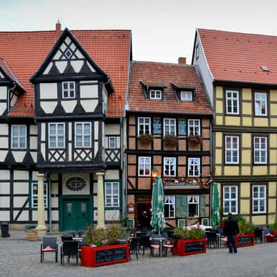 Timbered Houses in Quedlingburg, Germany