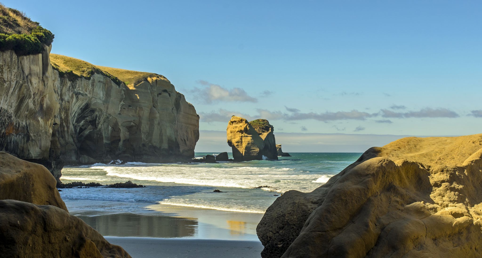 Tunnel Beach, New Zealand