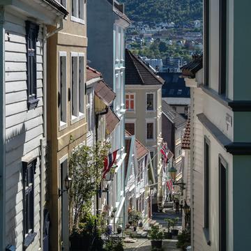 Typical Norwegian street, Norway