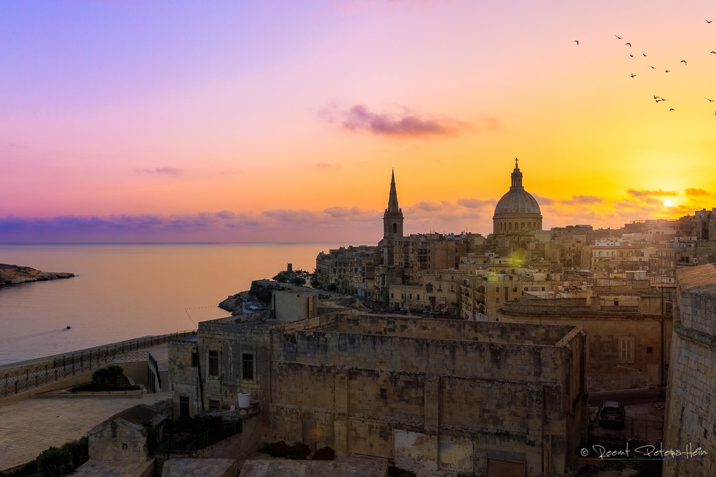 Valletta Skyline from St. Michael Bastion, Malta