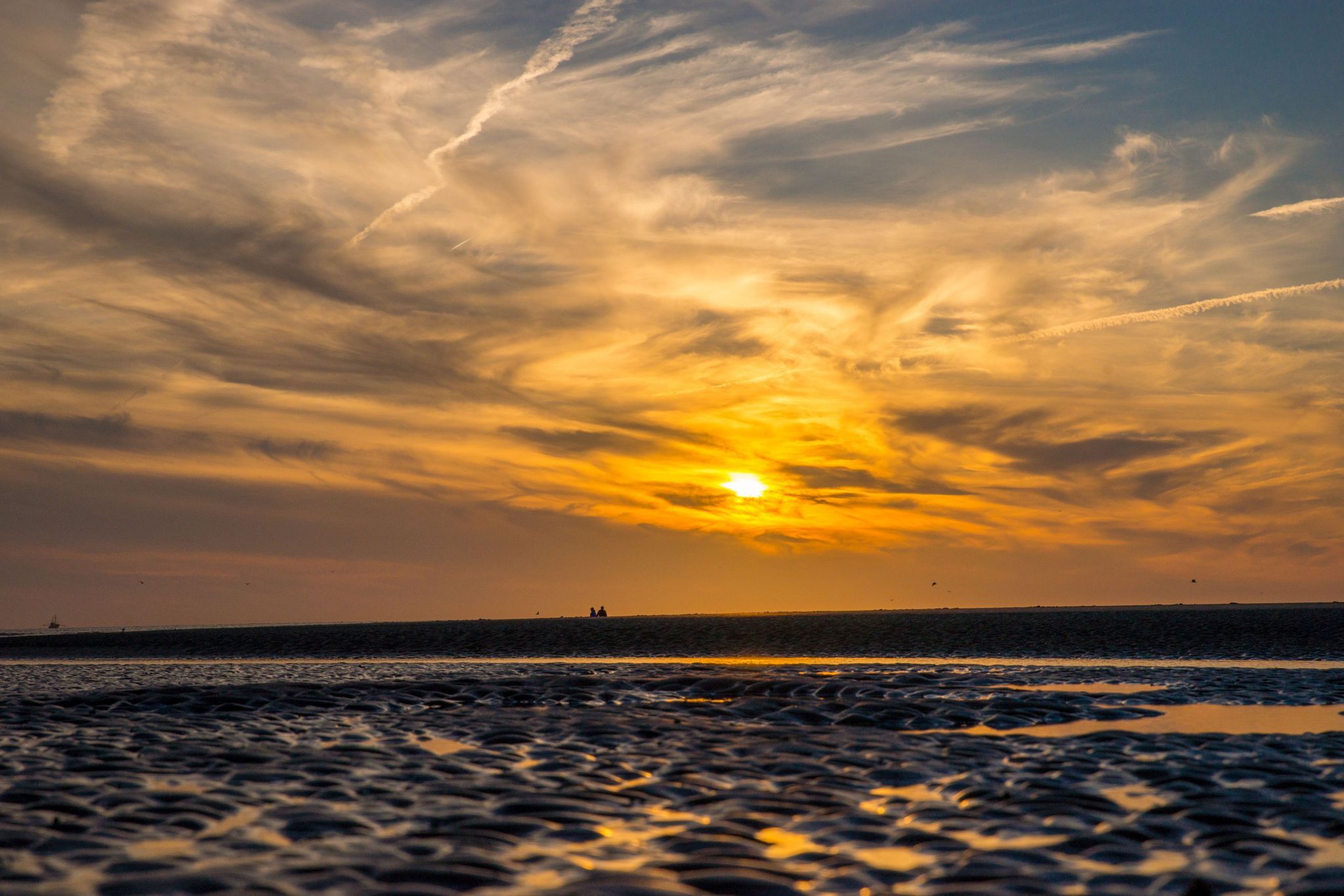 Beach at Nieuwpoort-Bad, Belgium