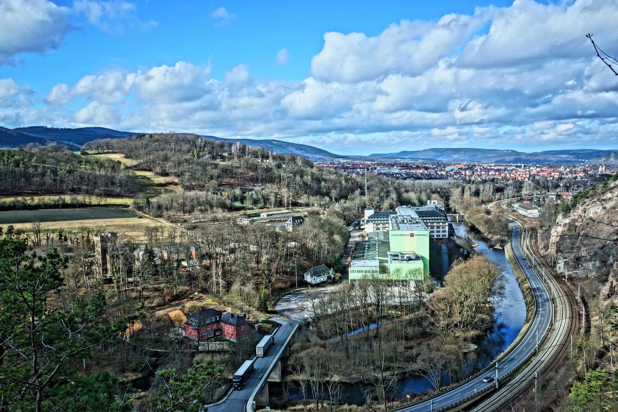 Bohlenwand bei Saalfeld, Germany