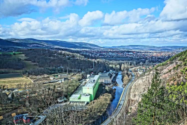Bohlenwand bei Saalfeld