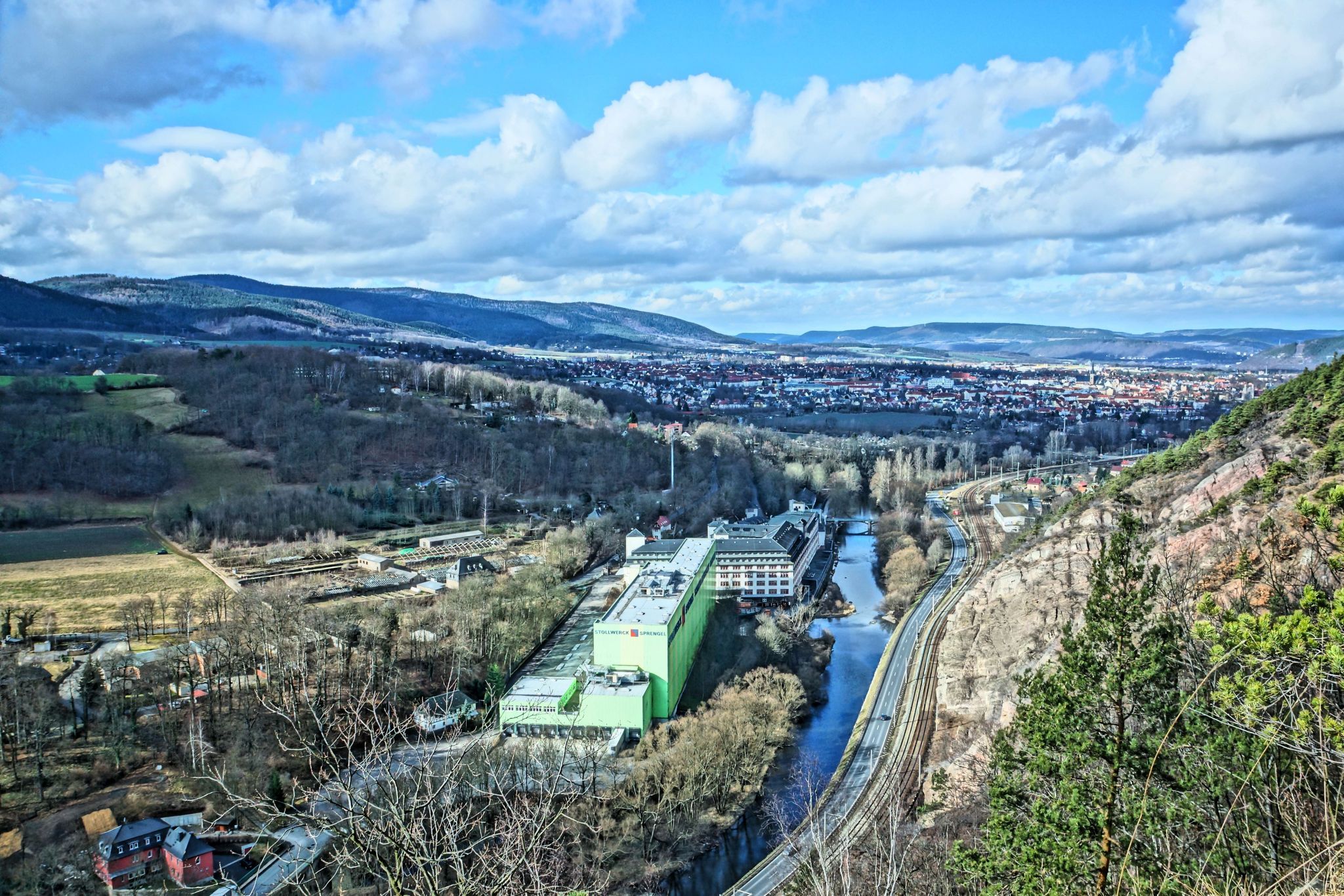 Bohlenwand bei Saalfeld, Germany