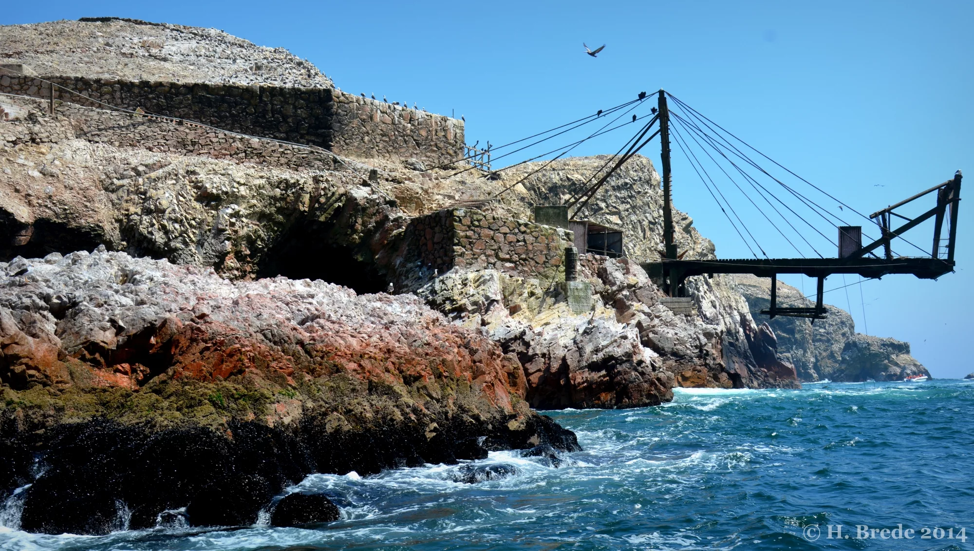 Bridge on Playa Atenas, Peru