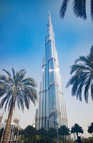 Burj Khalifa - tallest building of the world  - Dubai