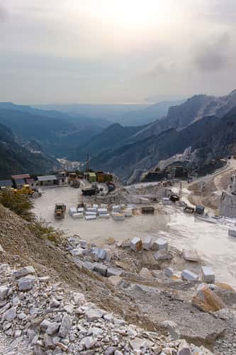 Carrara marble quarry
