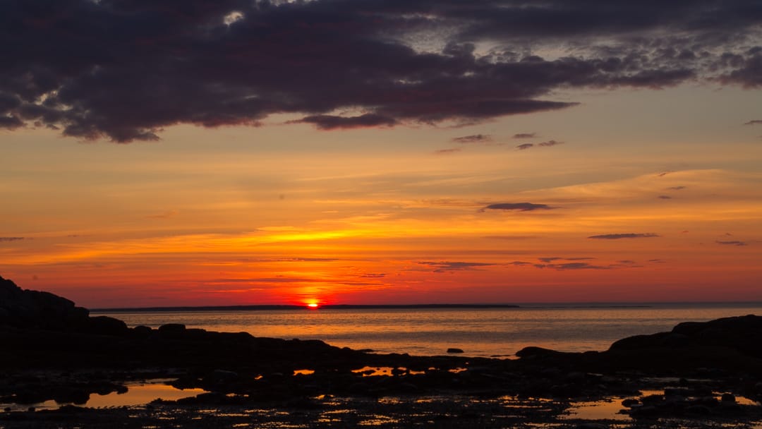 Couché de soleil, Canada