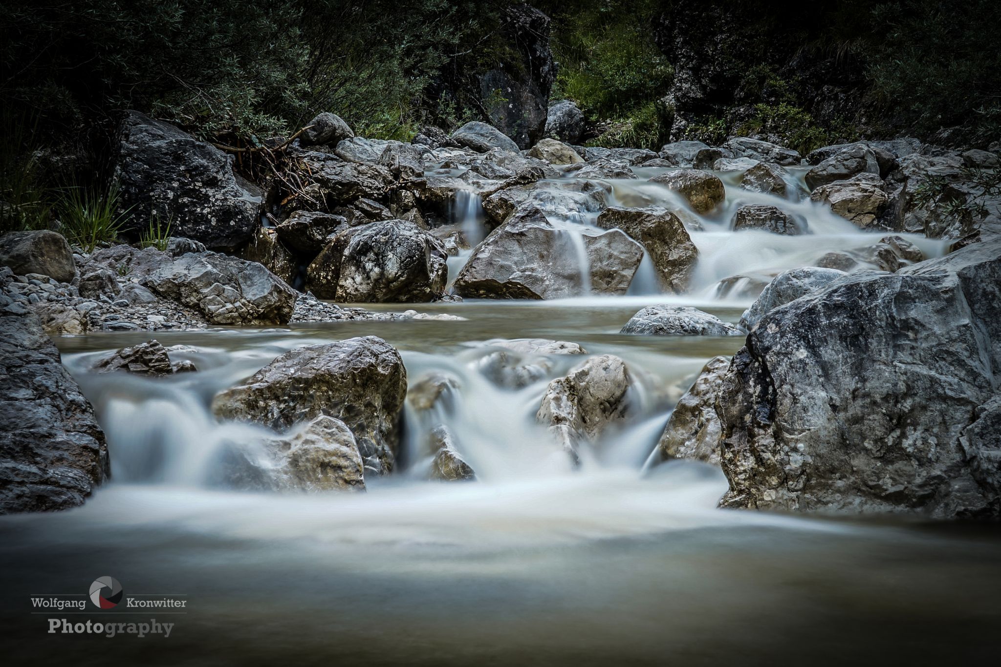 Creek in the Rissbach Valley, Austria