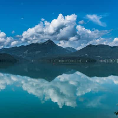 cristal clear Mountain lake in Bavaria, Germany