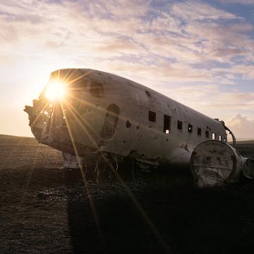 DC-3 plane wreck, Iceland