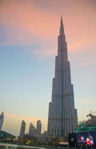 Fountain at Burj Khalifa