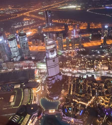 View from Burj Khalifa