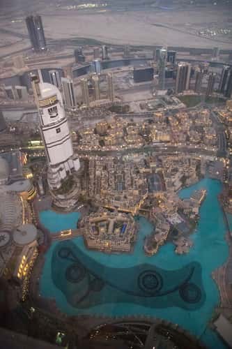 View from Burj Khalifa