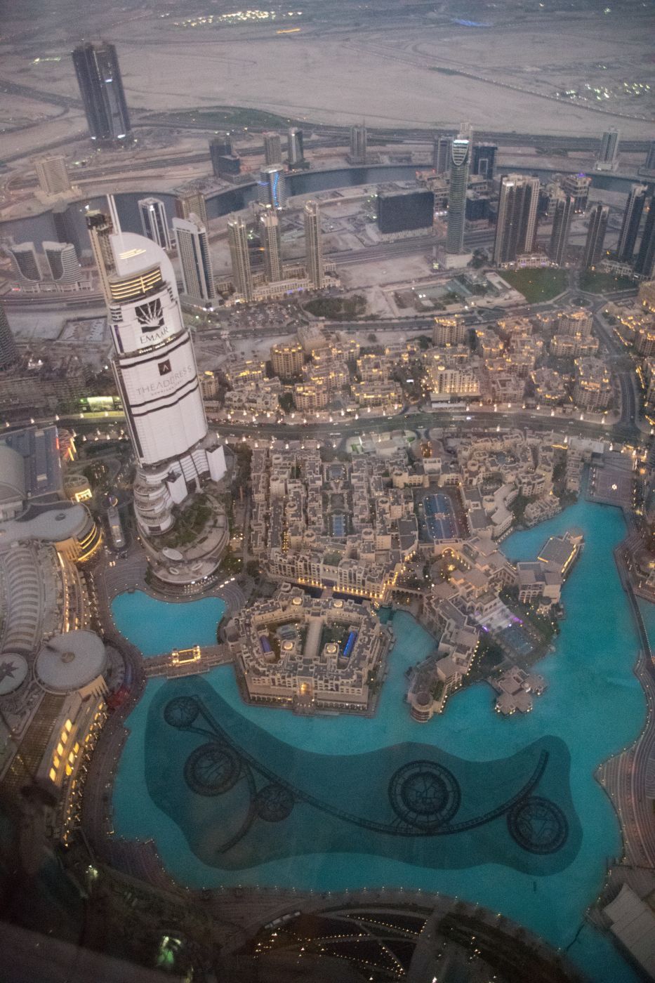 View from Burj Khalifa, United Arab Emirates