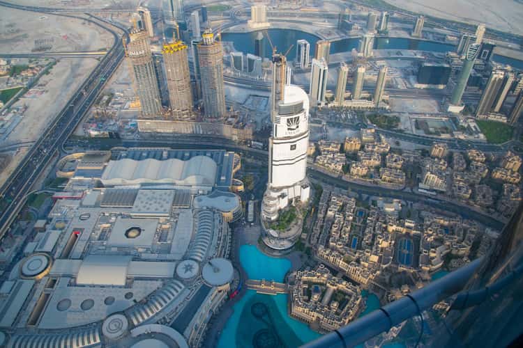 View from Burj Khalifa