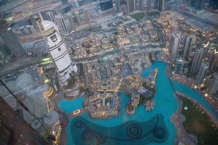 View from Burj Khalifa
