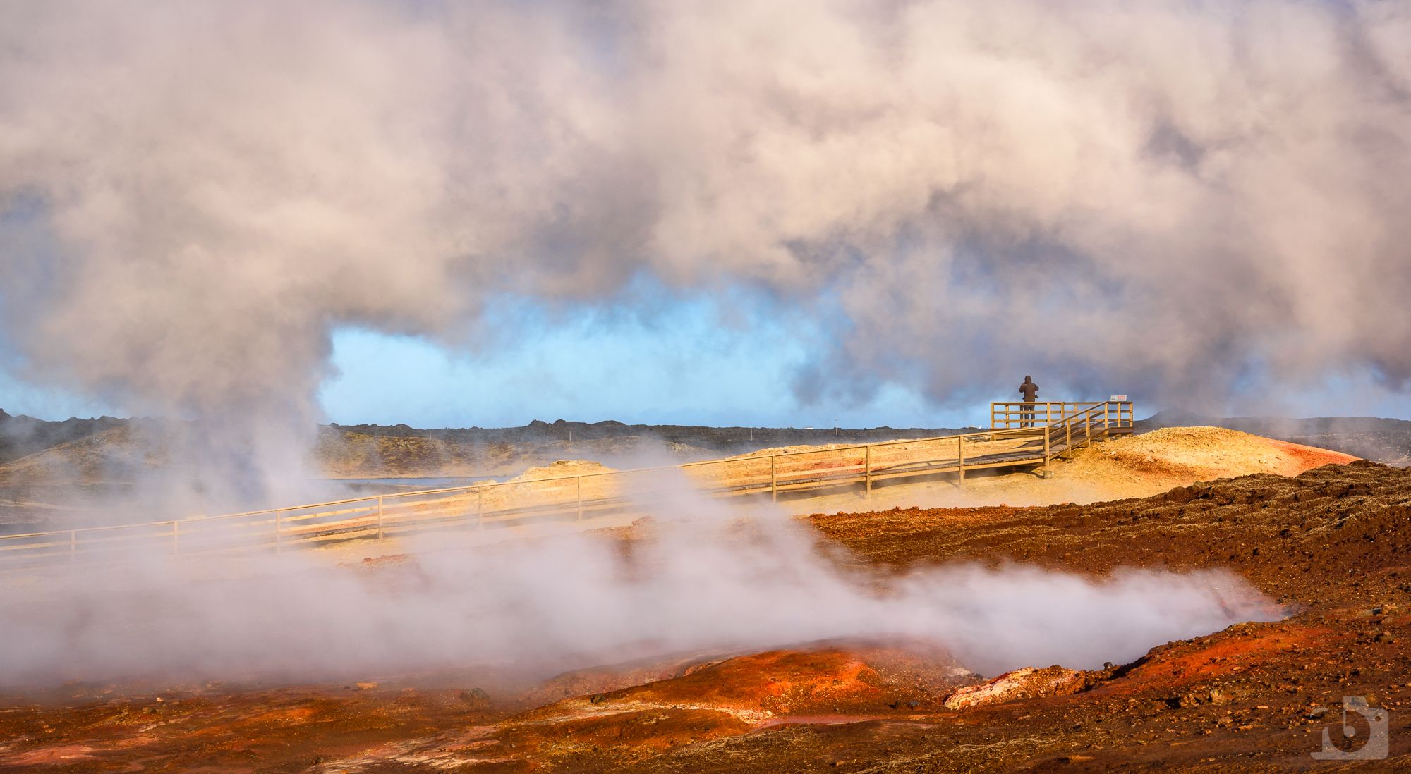 Gunnuhver hot spring, Iceland