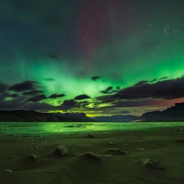 Northern Lights at Jasper Lake, Canada