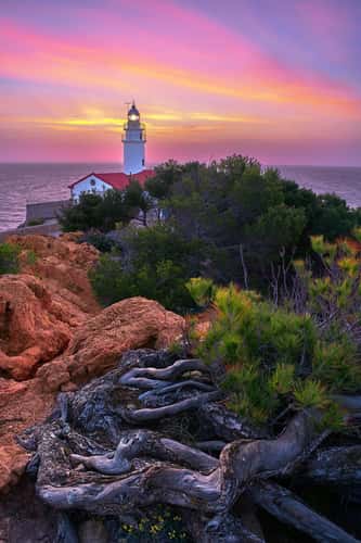 Lighthouse at Punta de Capdepera (Cala Ratjada / Mallorca)