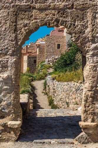 Monemvasia fortress island