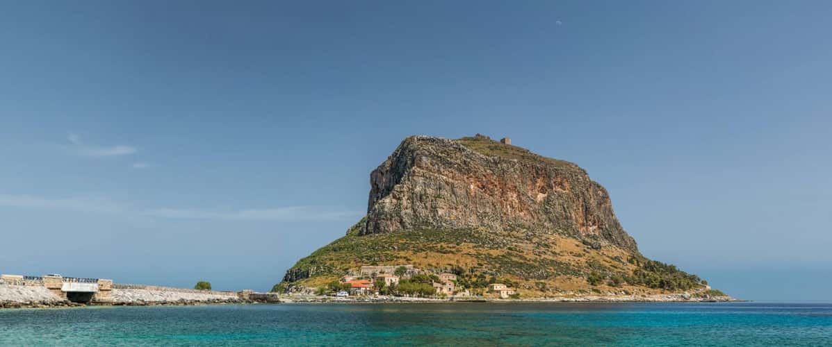 Monemvasia fortress island