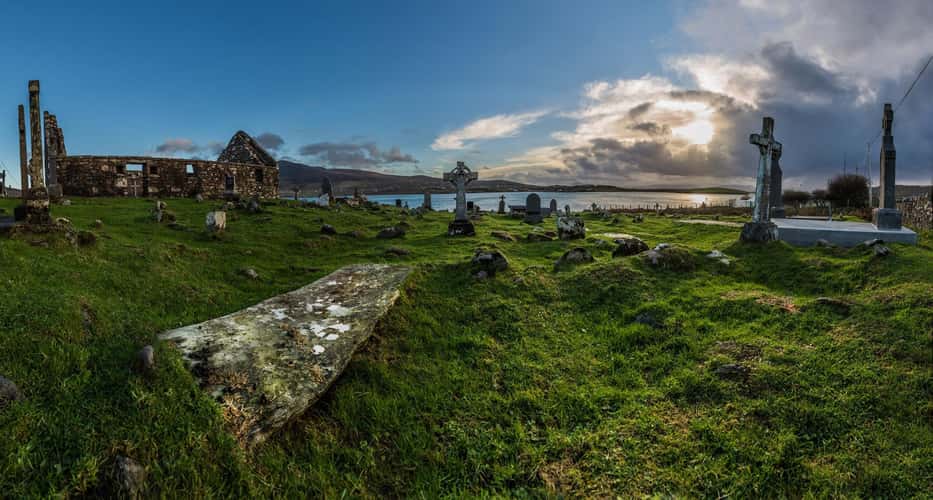 Old St. Dympna's Church (Kildavnet), Holy Well and Cemetery