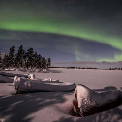 Pallasjärvi fishing boats, Finland