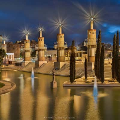 Parc de l'Espanya Industrial, Barcelona, Spain