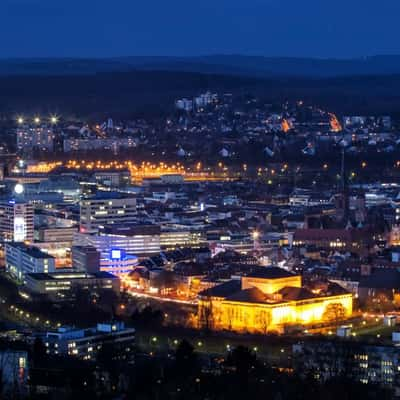 Saarbrücken @ night, Germany