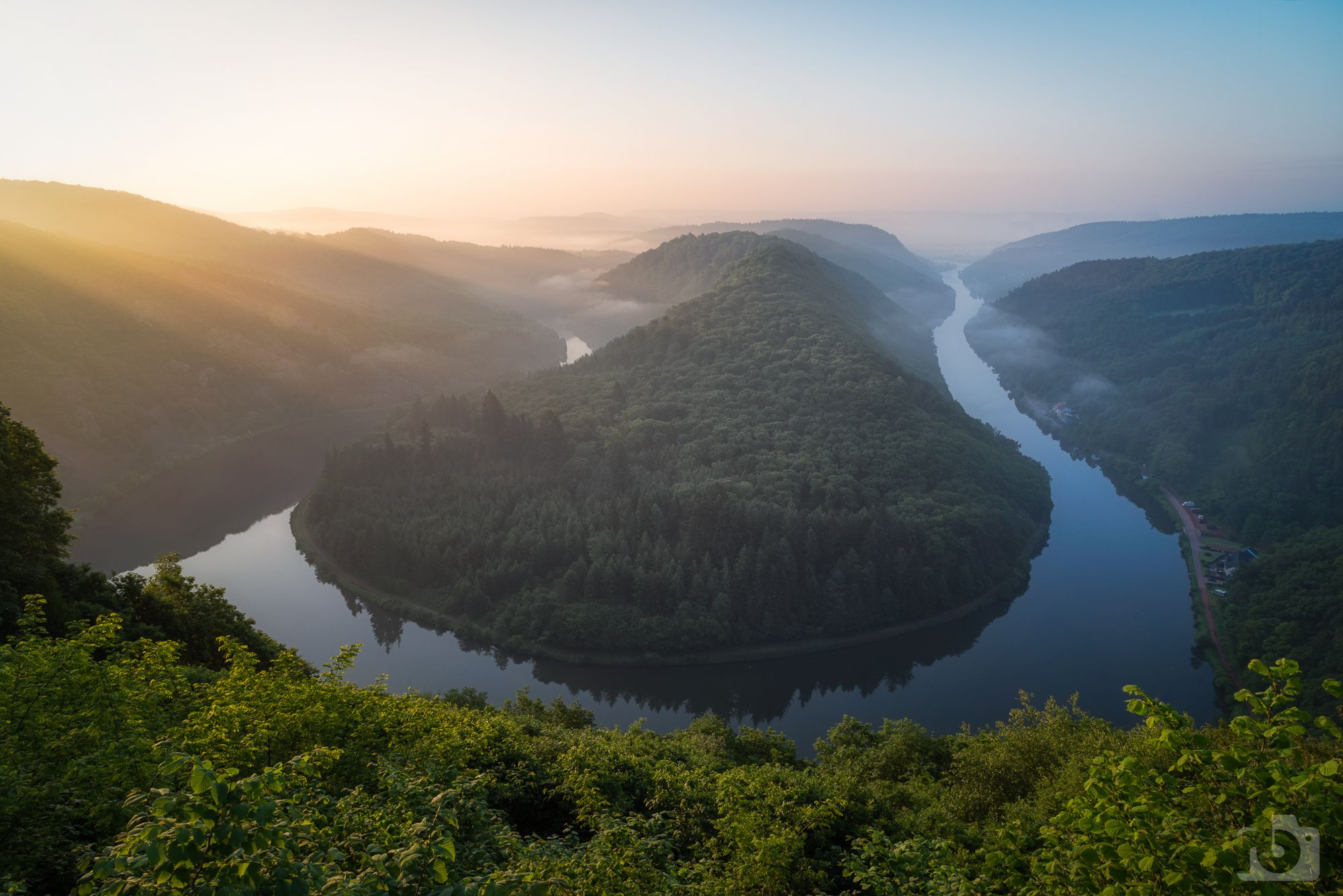 Saarschleife/Saar Loop, Mettlach, Germany