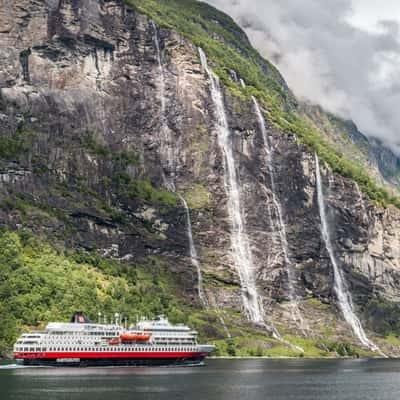 Seven Sisters, Geirangerfjorden, Norway