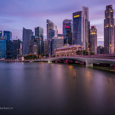 Singapore Skyline | Jubilee Bridge, Singapore