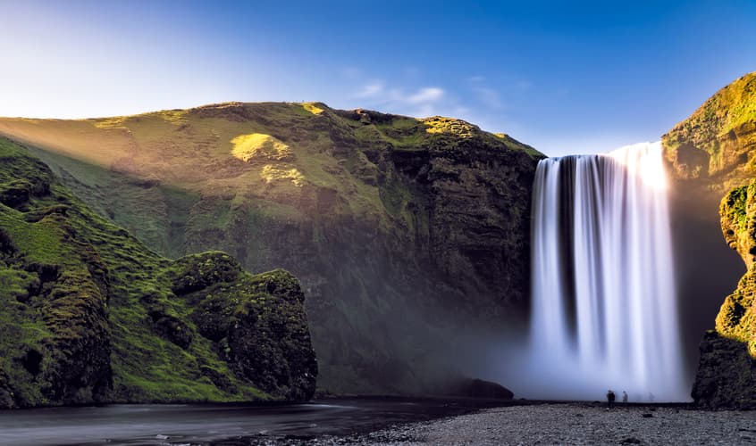 Skogafoss waterfall in South Iceland